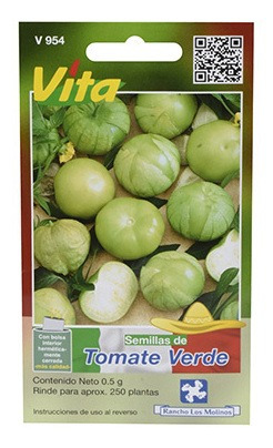 Semillas De Tomate Verde 0.5 Gr Verde Vita