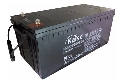 Batería Estacionaria Gel Kaise 120 Ah 12v Sin Mantenimiento 