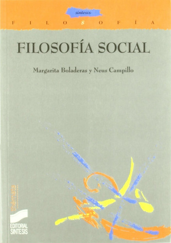 Filosofía Social. Margarita Boladeras
