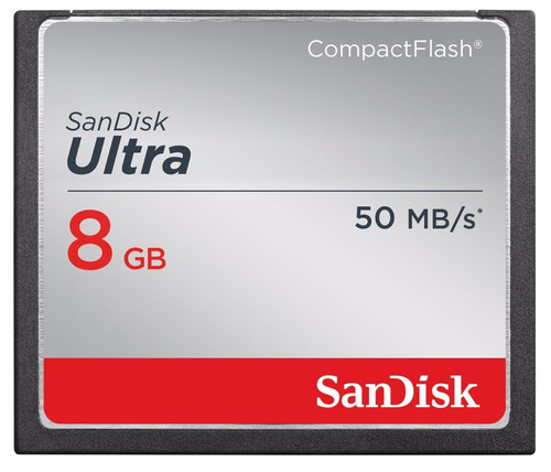 Memoria Compact Flash Sandisk Ultra 8gb 50mb/s Udma
