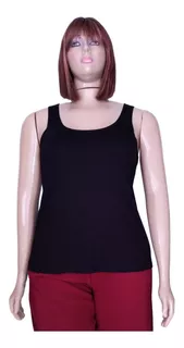 Blusa Regata Fem Plus Size Soltinha Malha Tam Grande 529