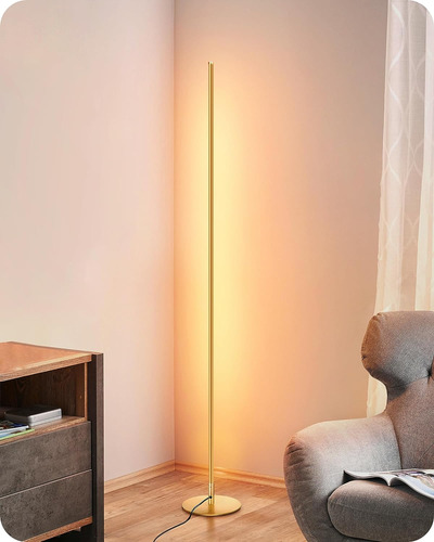 Lámpara De Esquina Led, Luz Minimalista Regulable Cont...