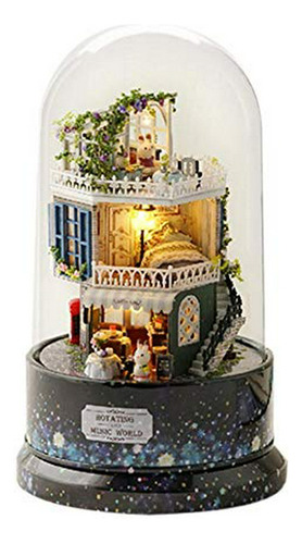 Casa Para Muñecas, Juguet Xlzsp Miniature Rabbit Forest Hous