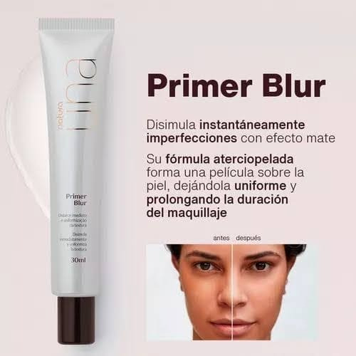 Primer Blur Una Natura Blanco