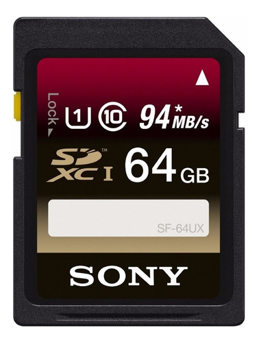 Sony Tarjeta De Memoria 64gb 94mb/s Clase 10