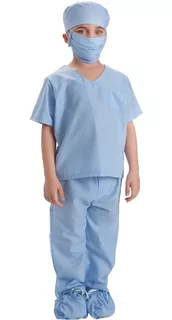 Vestir America Niños Doctor Scrubs Traje De Niño Pequeño