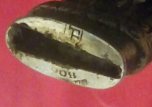 Cuchillo Criollo La Movediza. 1º Cuño. Plata. Hoja De 8 Cm (Usado)