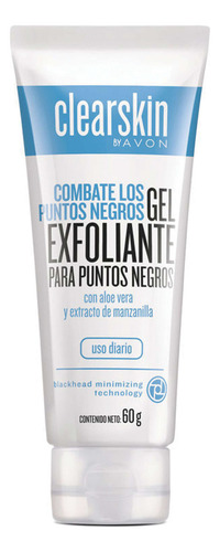Gel Exfoliante Para Puntos Negros Clearskin Avon Tipo de piel Grasa / oleosa