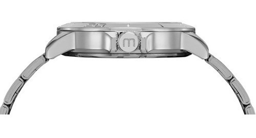 Relógio Masculino Prata E Preto Mondaine 76757g0mvne1