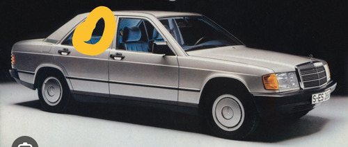 Vidrio Puerta Trasero Lateral Mercedes Benz W201 1982 A 93
