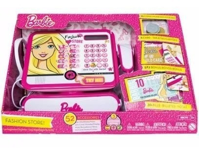 Barbie Caja Registradora Juguetes Niñas Con Calculadora 