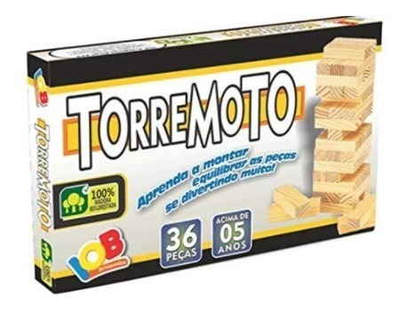 Imagem 5 de 5 de Jogo De Equilíbrio Torremoto - Brinquedo Educativo - Iob