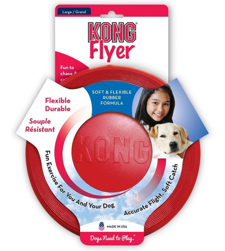 Kong Flyer L Color Rojo