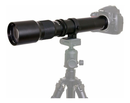 Imagen 4 de 8 de Kit De Lente Telefoto 500mm / 1000mm F / 8 Para Nikon D31...