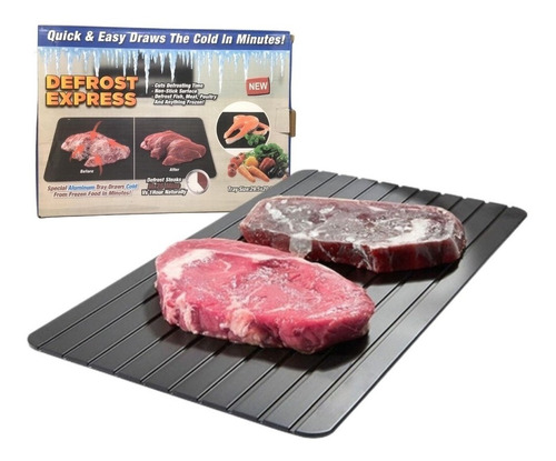Tabla Descongelador Carne Descongelar En 25 Minutos Aluminio