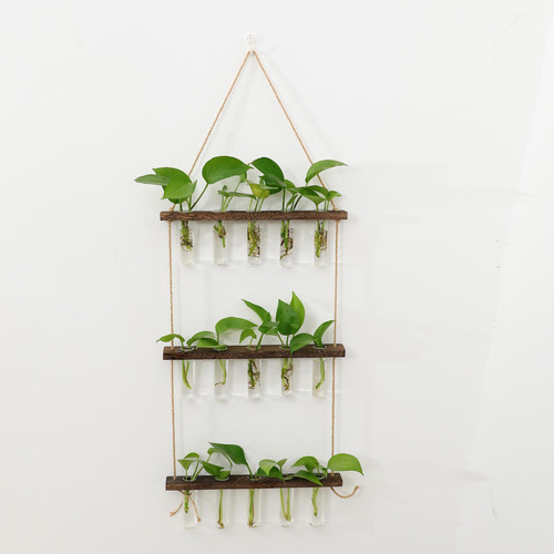 Florero De Terrario De Planta Colgante De 3 Capas 15 Tubos