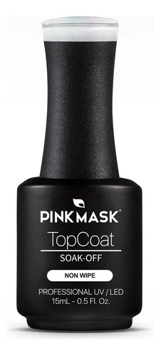 Rubber Top Coat Pink Mask Gel Color