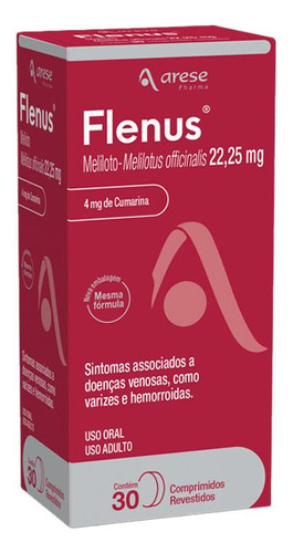 Suplemento Alimentar Flenus 22,25mg 30 Comp. Revestidos