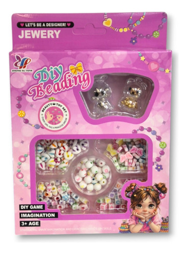 Diy Beading Set Armar Pulseras Con Letras