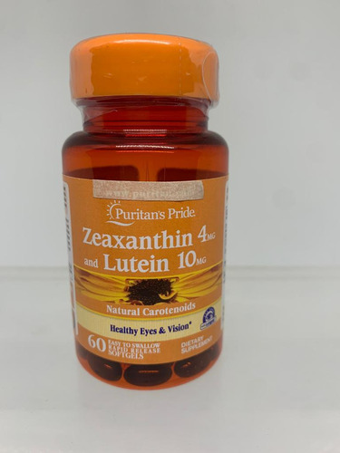 Venc Agost2023 Zeaxanthin 4mg & Lutein 10mg - 60 Softgels