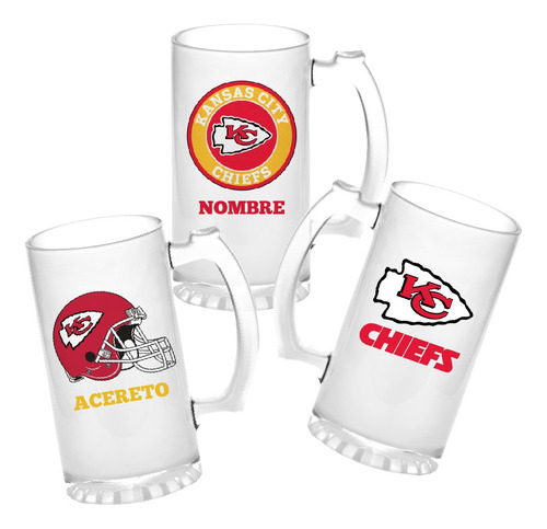 Tarro Cervecero Kc Nfl Kansas Chiefs Super Bowl