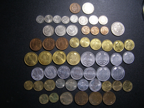 Monedas Chilenas, Desde 1919, Brillo Original.