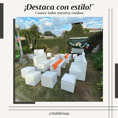 Alquiler De Livings - Puffs - Mesas - Butacones - (zona Sur)