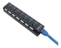 Comprar Hub Usb 3.0 7 Puertos Multiplicador Luz Led Interruptores