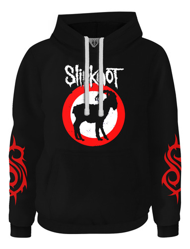 Hoodie Buzo Buso Saco Rock Metal Cabra Slipknot 