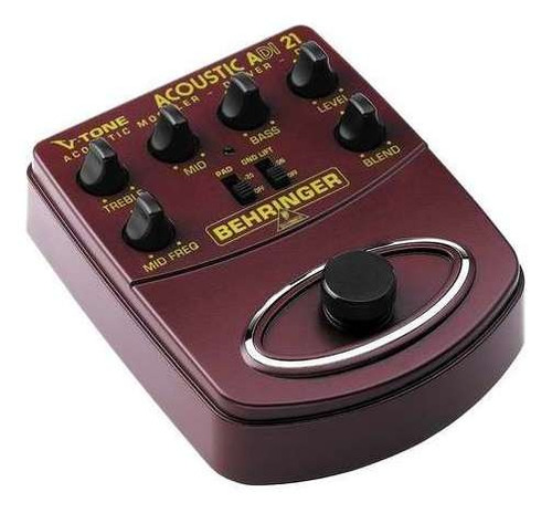 Behringer Adi21 Preamplificador Para Guitarra Acustica