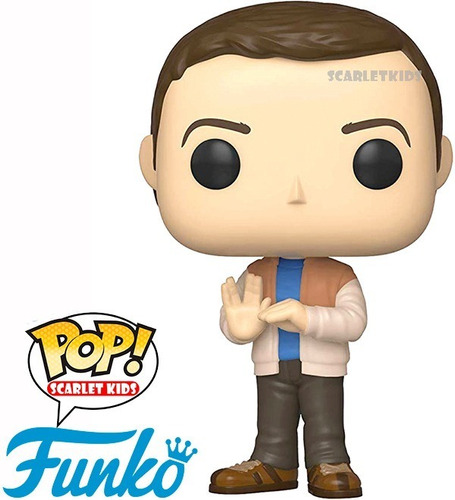Funko Pop The Big Bang Theory Sheldon Cooper 776 Orig Scarle