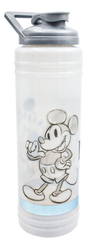 Botella Infantil P/agua De Plástico 100 Años Disney Mickey