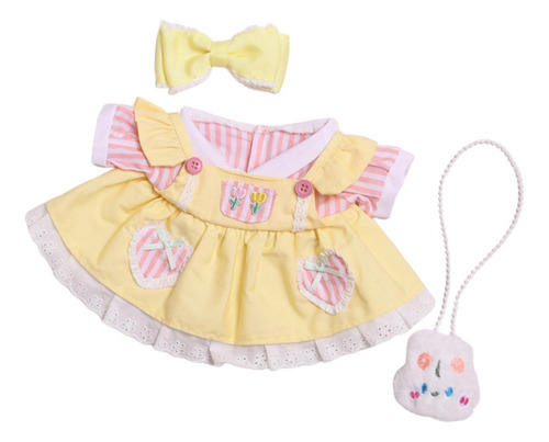 As Vestido De Princesa For Bonecas, Com Acessório De Cabelo,