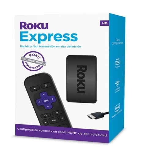 Imagen 1 de 7 de Roku Express Media Streaming Compacto 3930 Rok3930xb