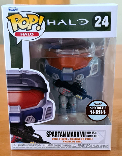 Funko Pop Spartan Mark Vii 24 Halo Specialty Series. (Usado)