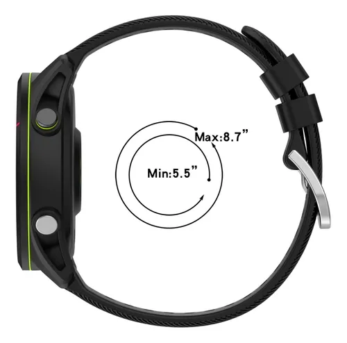 Correa De Reloj De Silicona Suave Para Garmin Forerunner 55