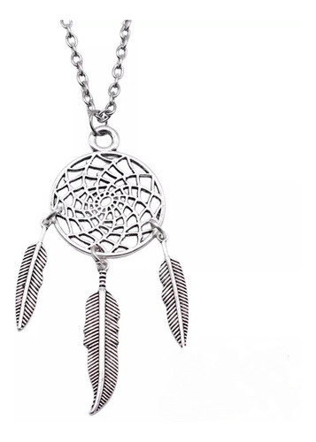 Collar Atrapasueños Mandala Regalo Plumas Mujer Hombre