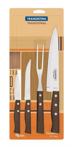 Tramontina Juego de cuchillos de cocina (4 piezas)