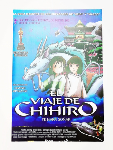 Poster El Viaje De Chihiro Portada 