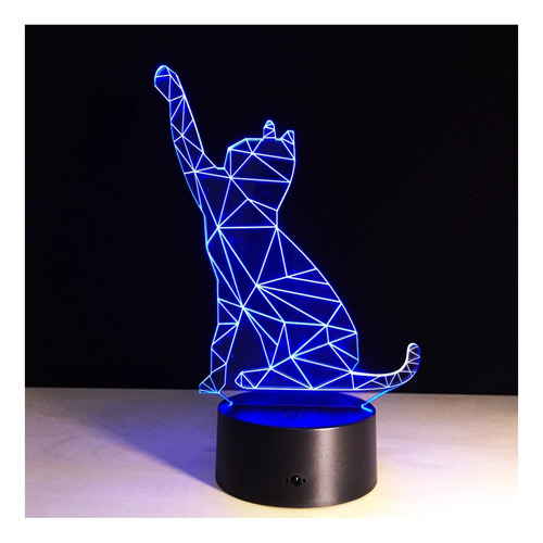 Lampara Usb Gato Patita Con Aplicación
