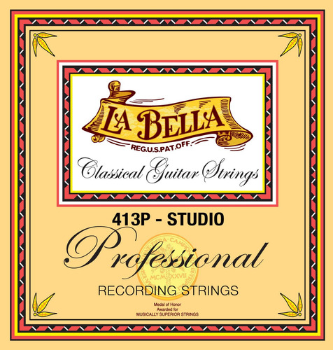 Cuerdas Guitarra Clsica La Bella 413p