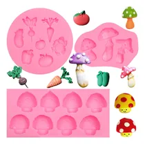 Comprar Molde De Silicona Con Forma De Hongo Para Verduras Con Forma