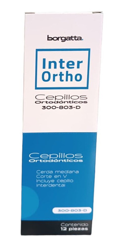 Cepillo Para Ortodoncia Inter Ortho 5 Cajas Con 12 Pzas C/u