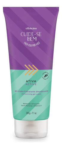 Gel Creme Desodorante Hidratante Corporal Cuide-se Bem Ativa