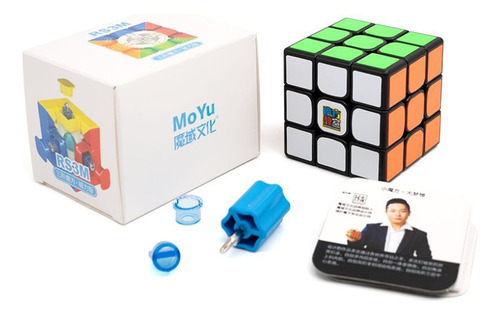 Imagen 1 de 7 de Cubo De Rubik 3x3 Magnético Profesional Moyu Rs3m 2020 