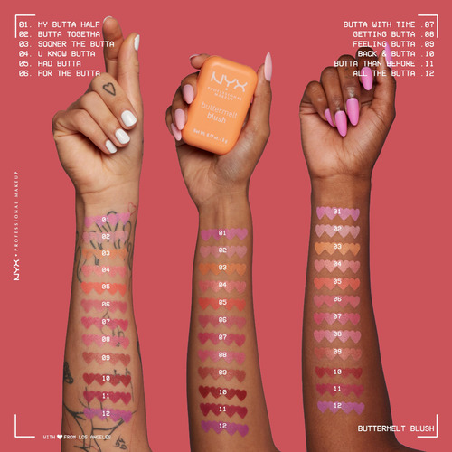Maquillaje Profesional Blush Nyx Buttermelt Feeling Butta