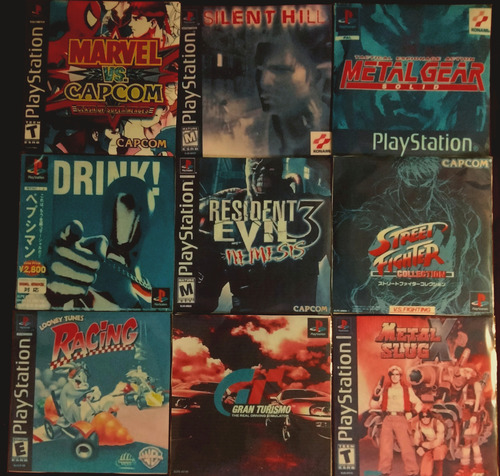 Lote 10 Juegos/respaldos A Elegir Ps1 Playstation 1 (Usado)