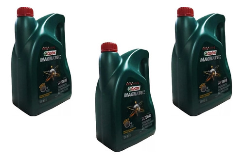 Aceite Semisintetico Castrol Magnatec 10w40 4l X 3 Maranello