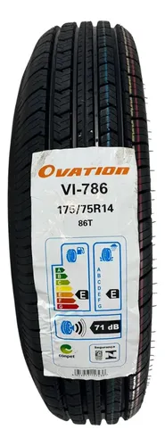 Pneu 175/75r14 Ovation Vi-786 86t Meriva Montana Fiesta Ka