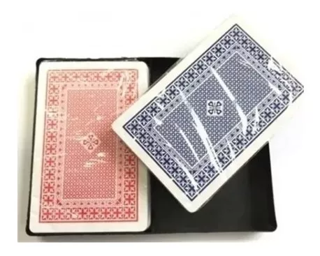 Kit 2 Jogos Maços Com 54 Cartas Baralho Plástico Truco Poker